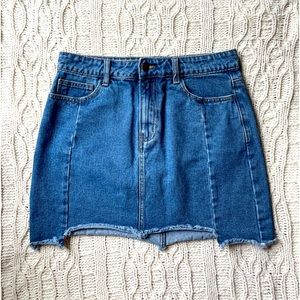 Denim Mini Skirt